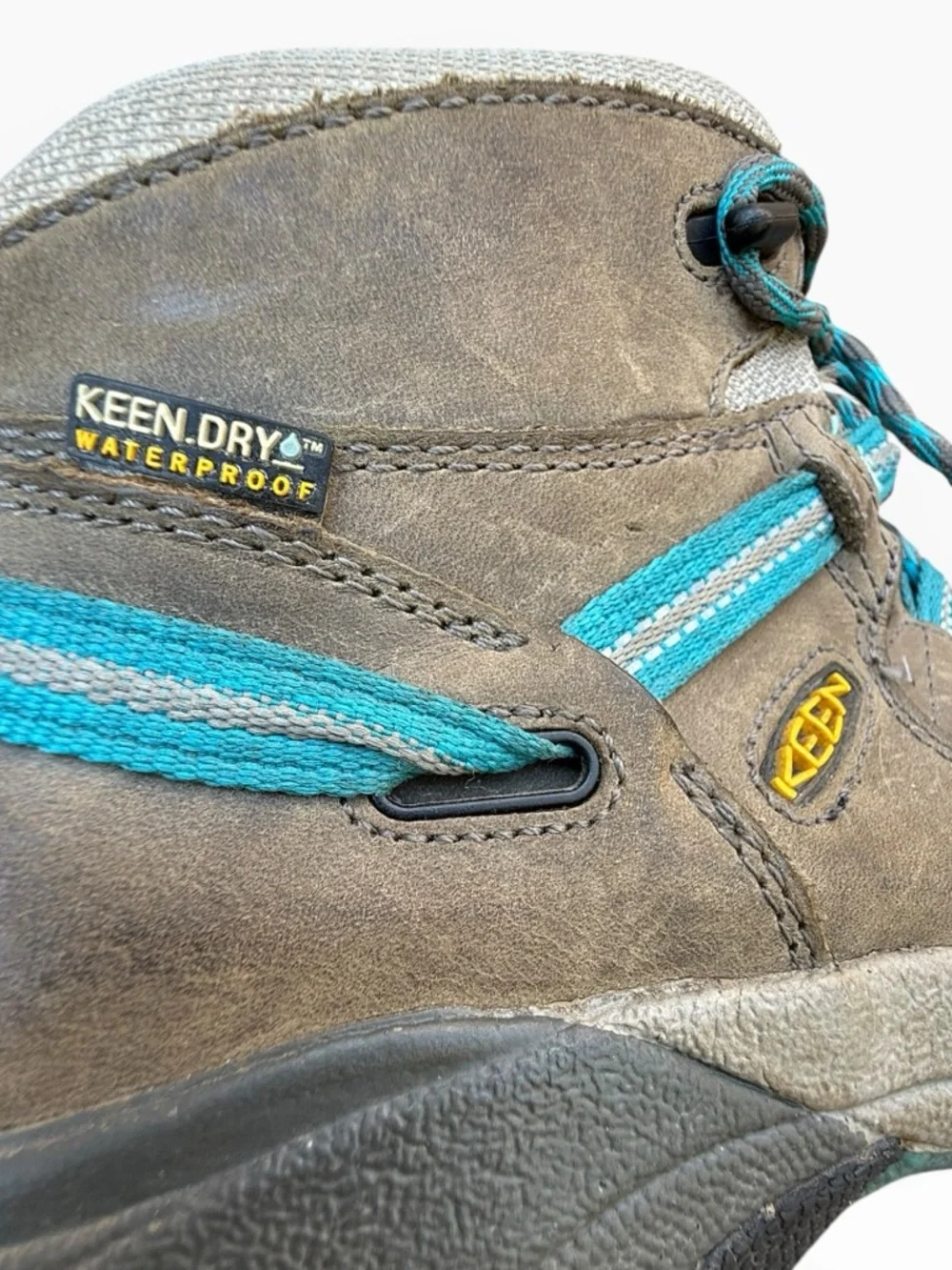 Keen Women's Targhee II Mid Waterproof Gargoyle/Caribbean Sea Women’s size 9 - Picture 6 of 13